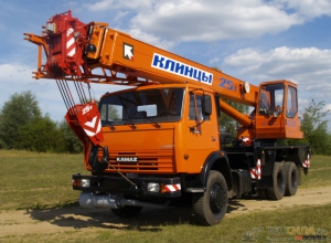 Автокран 25 тонн Клинцы кс-55713-5К-3